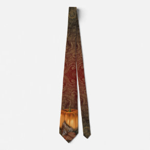 Autumn Pumpkin Halloween Neck Tie