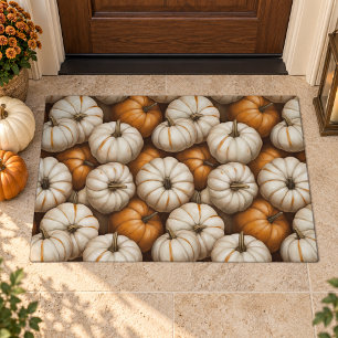 Autumn Pumpkin Harvest Halloween Thanksgiving Doormat