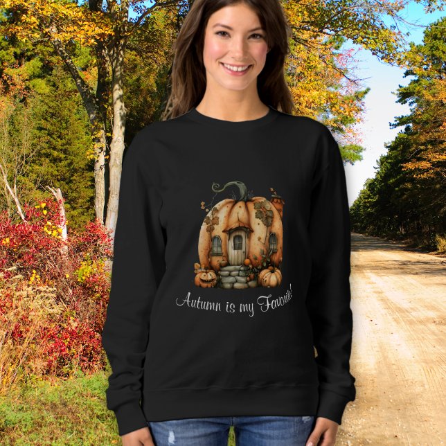 Autumn Pumpkin House Sweatshirt (Creator Uploaded)