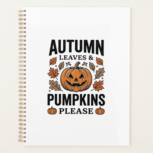 Autumn Pumpkin Leaves Pumpkins Please Vintage_1 Planner