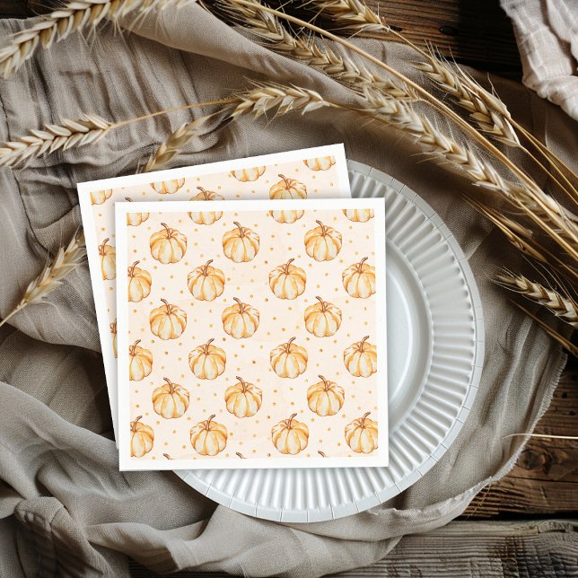 Autumn Pumpkin Napkins (Creator Uploaded)