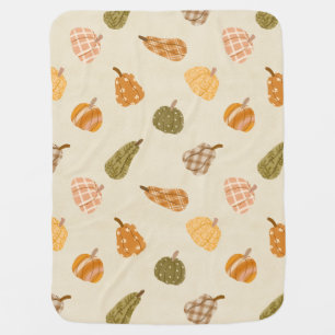 Autumn Pumpkin Patch– Rustic Fall Co Baby Blanket