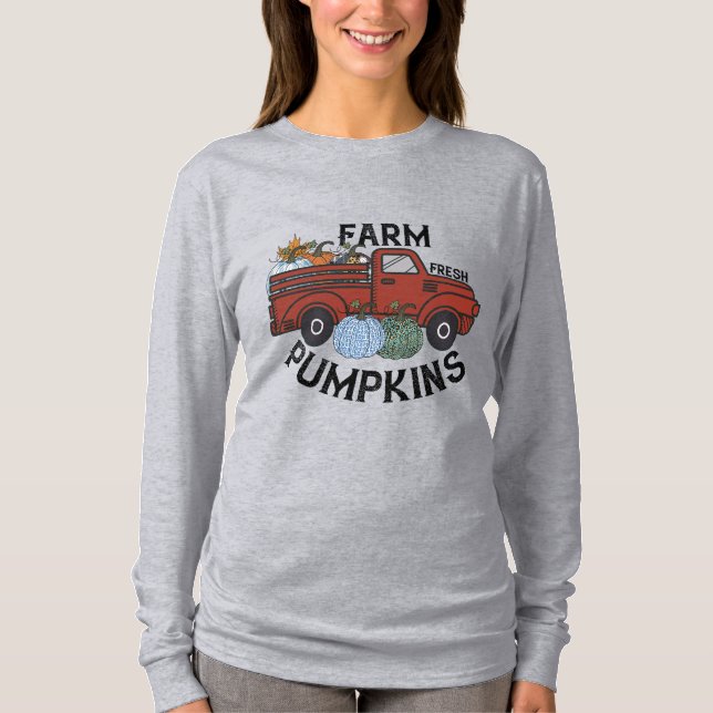 Autumn Pumpkin Patch T-Shirt (Front)