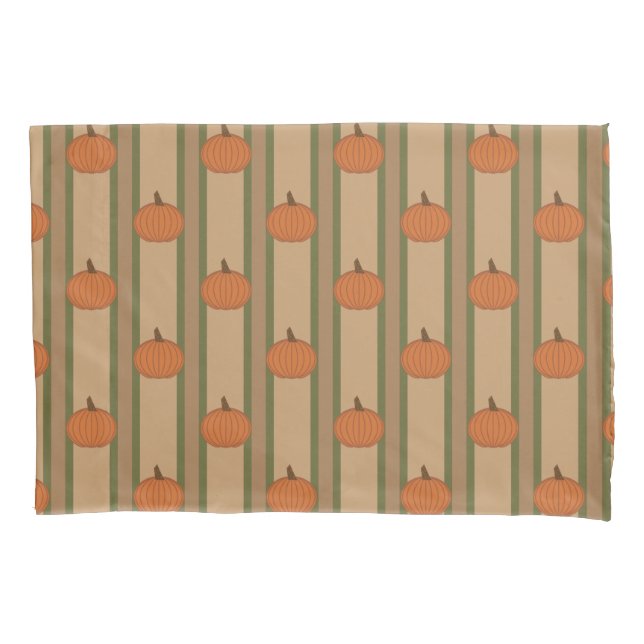 Autumn Pumpkin Pillow Case (Front)