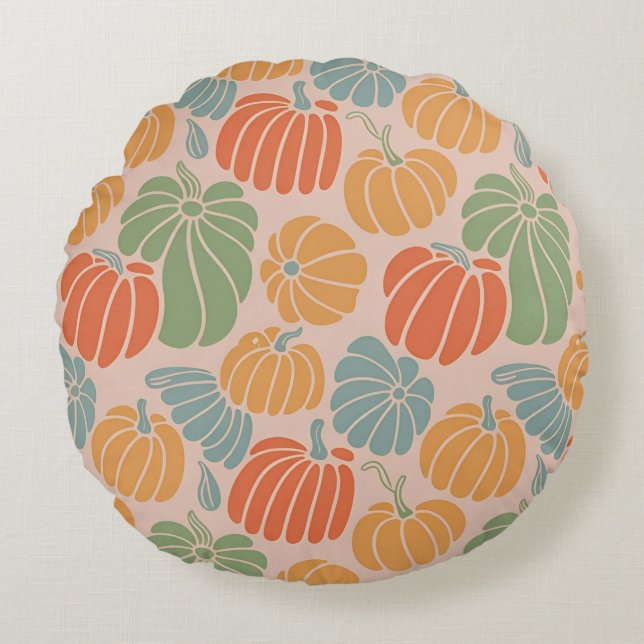 Autumn Pumpkin Pillow Cover – Fall Decor with  (Front)