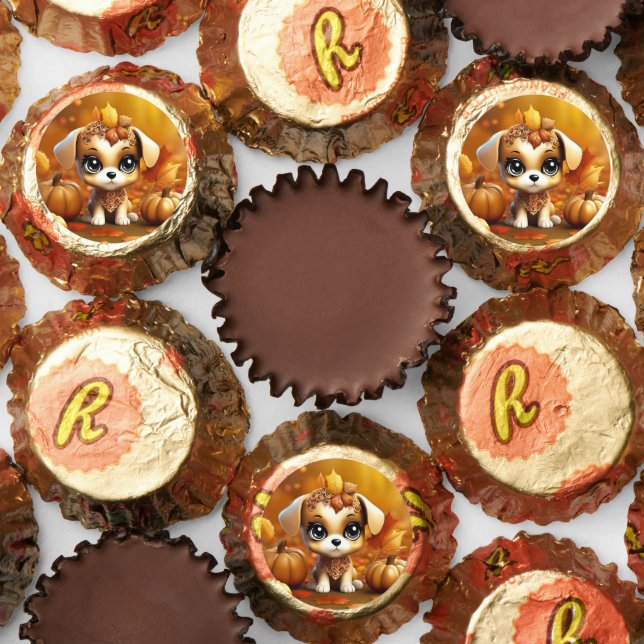 Autumn Pumpkin Puppy Reese's Peanut Butter Cups (Assorted)