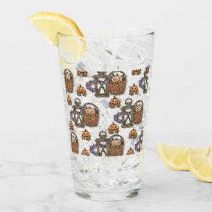 autumn pumpkin spell glass
