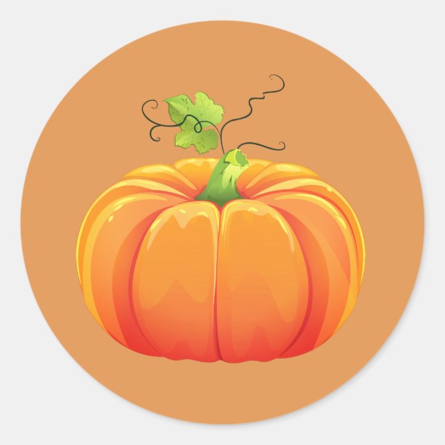 Autumn Pumpkin Stickers (Front)