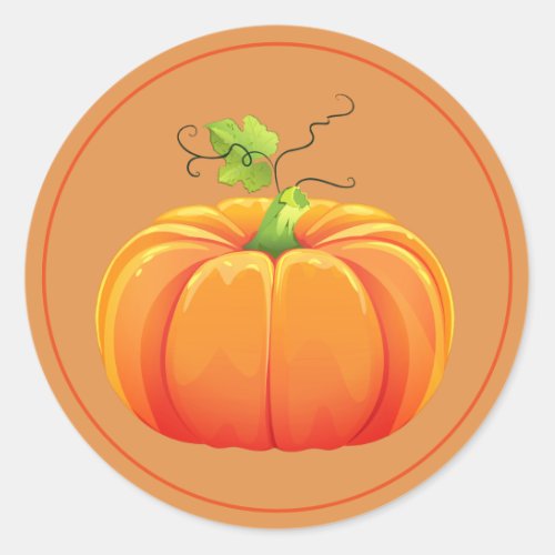 Autumn Pumpkin Stickers