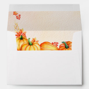 Autumn Pumpkin   Thanksgiving Envelope