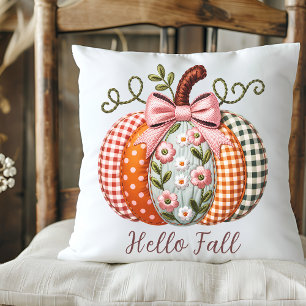 Autumn Pumpkin Throw Pillow