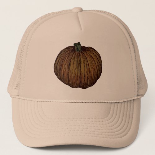 Autumn Pumpkin Trucker Hat