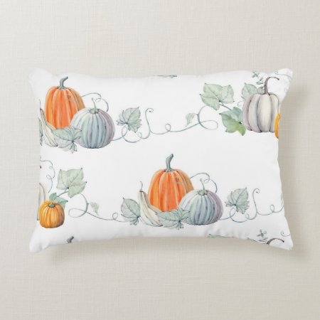 Autumn Pumpkins1 Accent Pillow