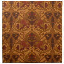 Autumn Pumpkins and Vines Napkins