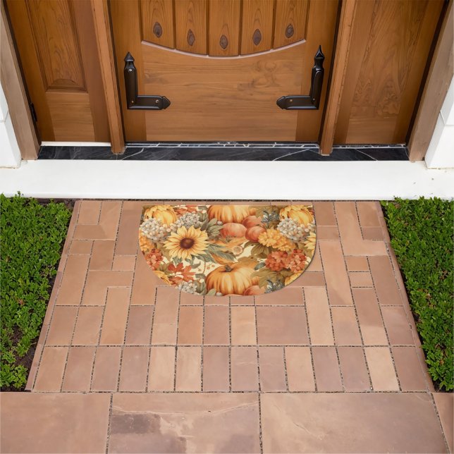 Autumn Pumpkins Doormat (Outdoor)