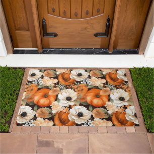 Autumn Pumpkins Doormat