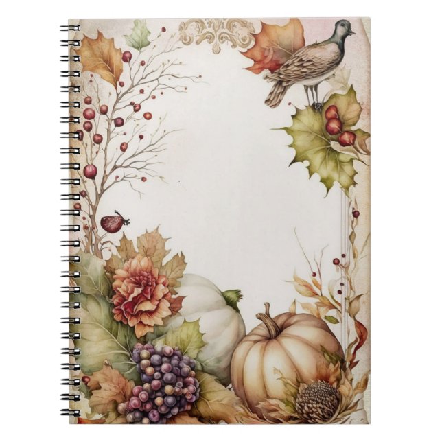 Autumn Pumpkins Notebook (Front)