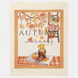 Autumn Quiets Moments Blanket – Cozy Fall Home