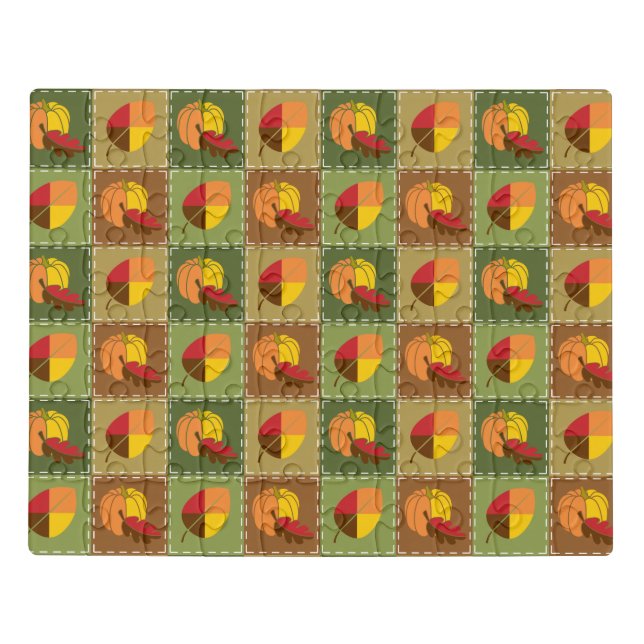 Autumn Quilt Acrylic Puzzle (Puzzle Horizontal)