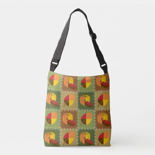 Autumn Quilt All-Over-Print Bag (Front)