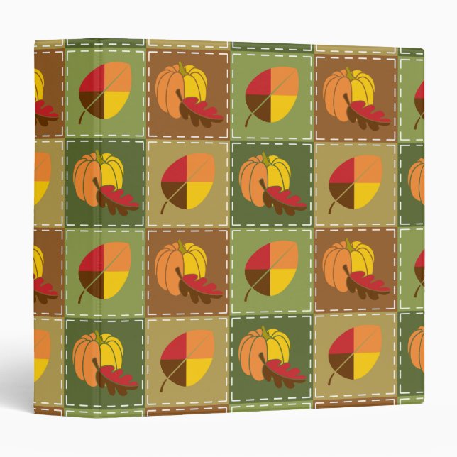 Autumn Quilt Binder (Front/Spine)