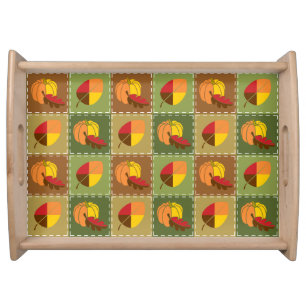 Autumn Quilt Serving Tray