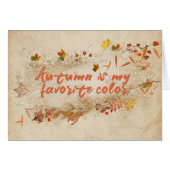 autumn quote (Front Horizontal)