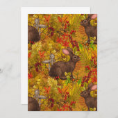 Autumn Rabbit on ochre (Front/Back)