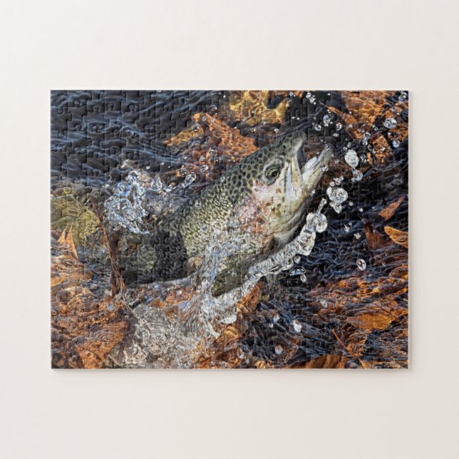 Autumn Rainbow Trout  Jigsaw Puzzle (Horizontal)