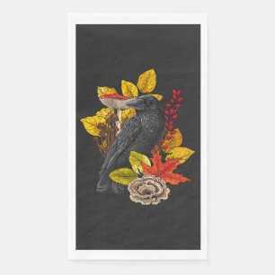 Autumn raven 2 paper guest towels