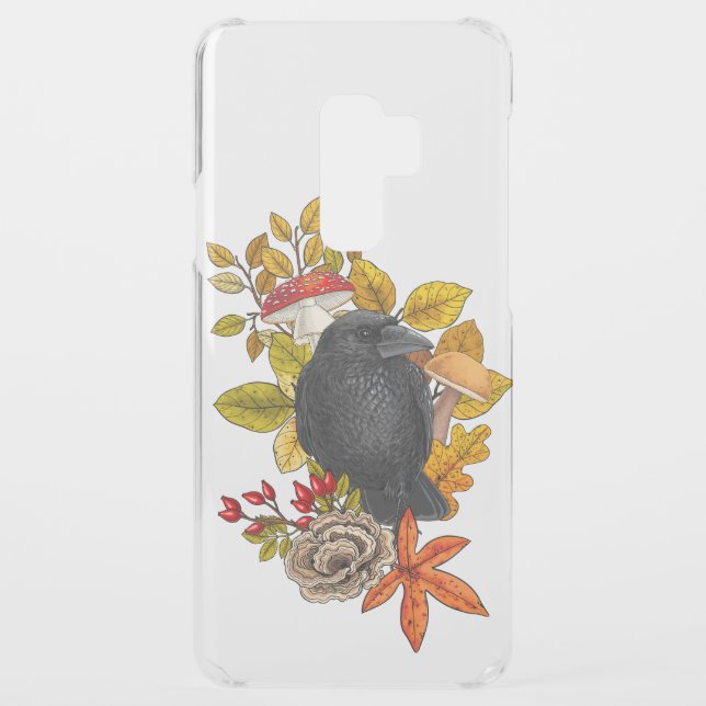 Autumn raven uncommon samsung galaxy case (Back)