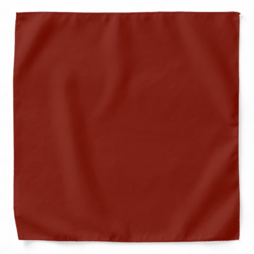 Autumn Red solid color Bandana