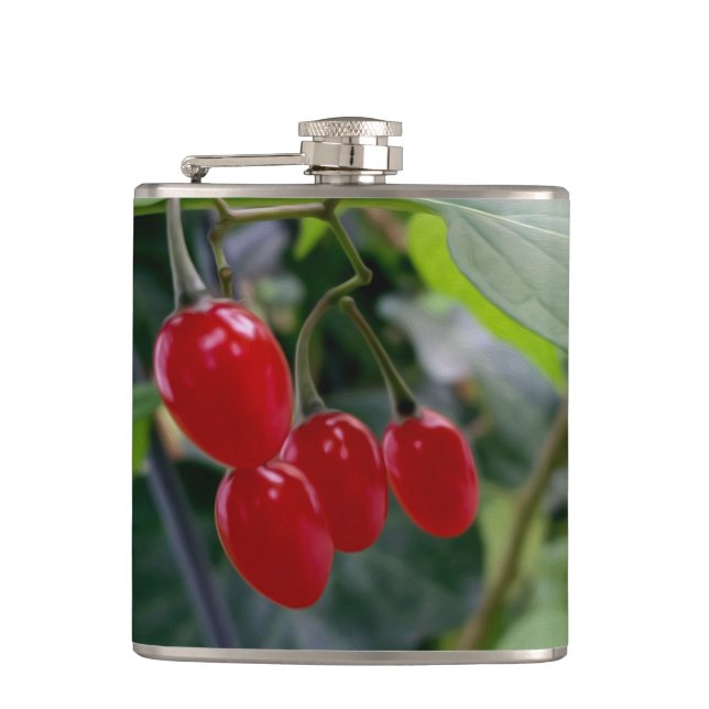 Autumn red spots flask (Front)