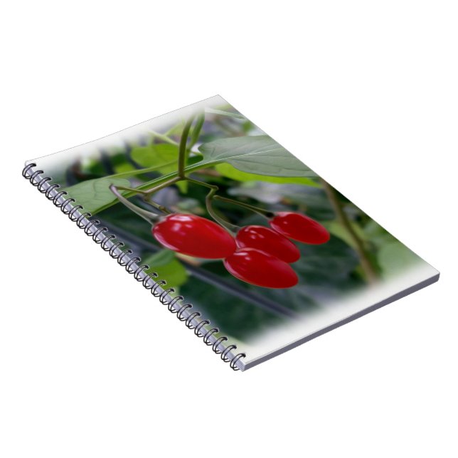 Autumn red spots notebook (Right Side)