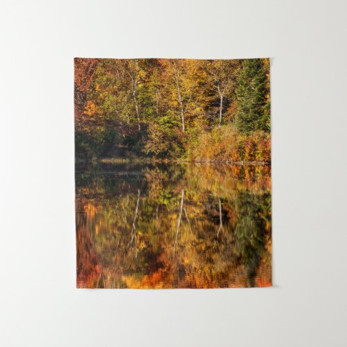 Autumn reflection on Coffin Pond Tapestry