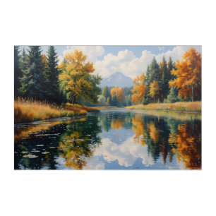 Autumn Reflections Acrylic Print