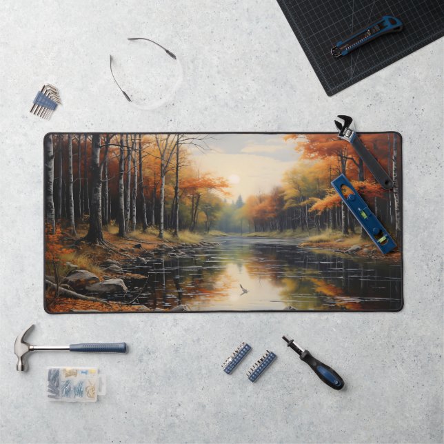 Autumn Reflections Desk Mat (Workstation)