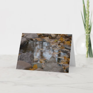 Autumn Reflections Holiday Card