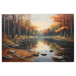Autumn Reflections Metal Print