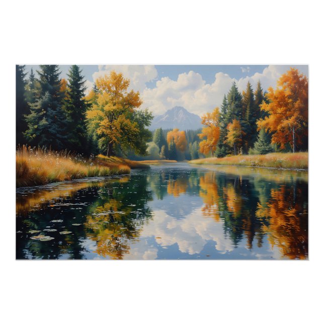 Autumn Reflections Poster (Front)
