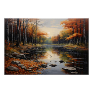 Autumn Reflections Poster