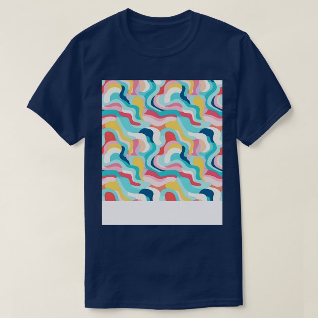 Autumn Retro Pastel Doodle Delight 3 Copy T-Shirt (Design Front)