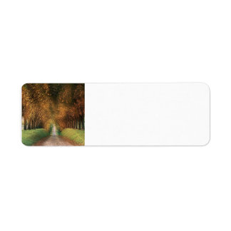 Autumn Return Label