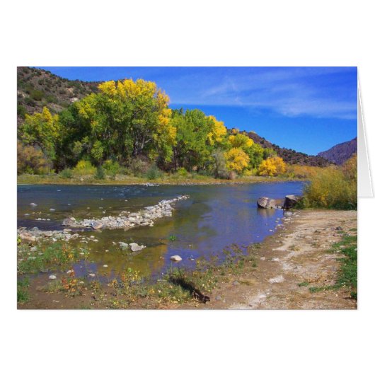 Autumn River in Taos New Mexico (Front Horizontal)