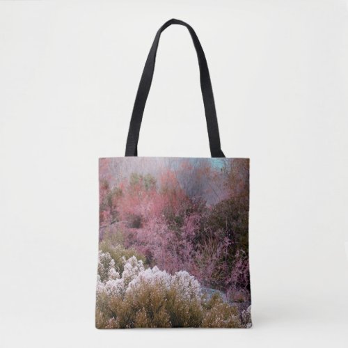 Autumn River Landscape in Tucson Arizona Tote Bag