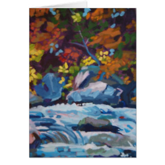 Autumn River Painting Cards