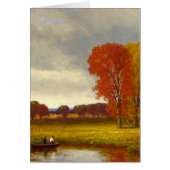 Autumn River Trees Painting (Front)