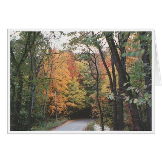 Autumn Road Cards (Front Horizontal)