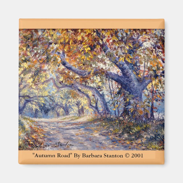 "Autumn Road" Magnet (Front)