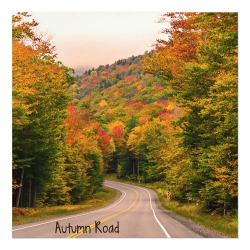 Autumn Road Photo Print